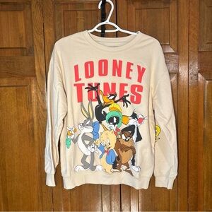 Warner Bros. Cream Looney Tunes Sweatshirt